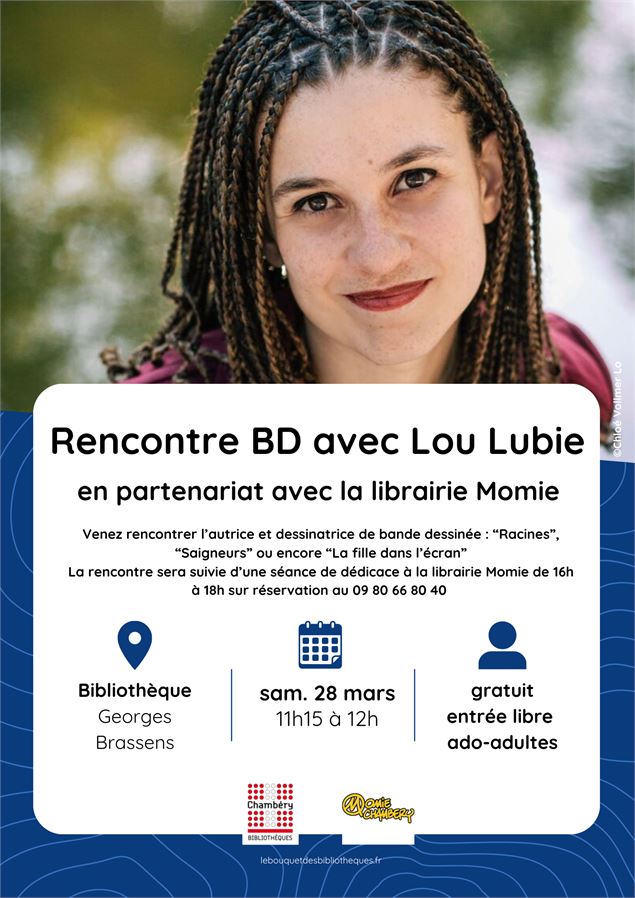 Rencontre BD avec Lou Lubie - BM Chambéry