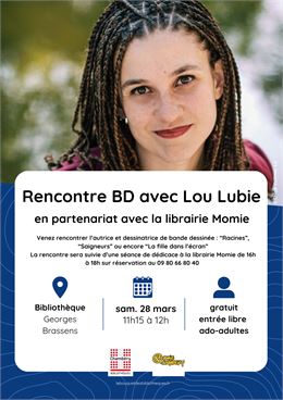 Rencontre BD avec Lou Lubie - BM Chambéry