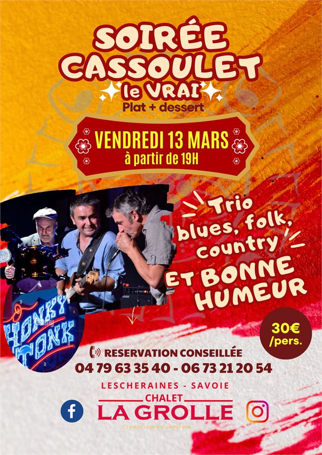 Soirée cassoulet, le vrai !_Lescheraines