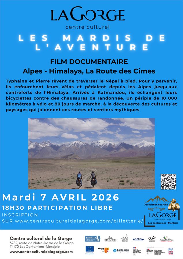 Les mardis de l'aventure au Centre Culturel de la Gorge_Les Contamines-Montjoie - CC de la Gorge