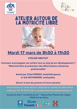 Les P'tites pauses - Atelier autour de la motricité libre - OK