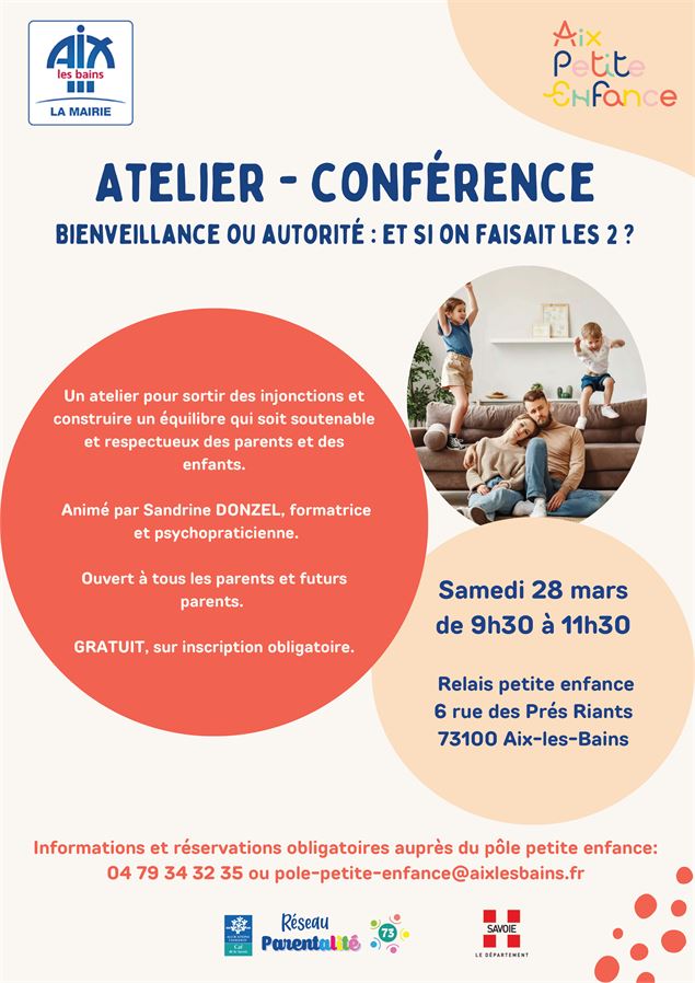 Atelier-Conférence : Bienveillance ou autorité : et si on faisait les 2 ? - OK
