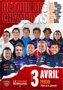Retour des champions - Le Grand-Bornand Tourisme