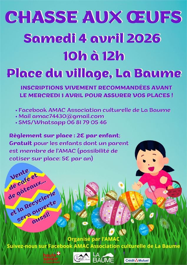 Chasse aux Oeufs à La Baume_La Baume - AMAC La Baume