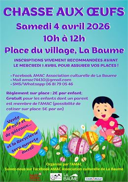 Chasse aux Oeufs à La Baume_La Baume - AMAC La Baume