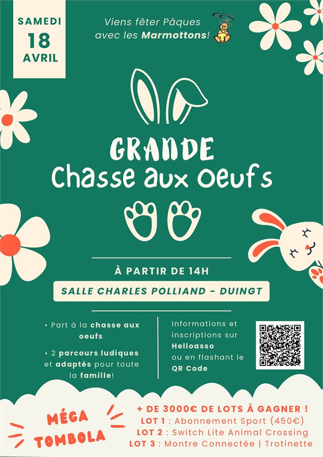 Grande chasse aux œuf et Méga Tombola_Duingt