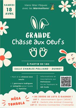 Grande chasse aux œuf et Méga Tombola_Duingt