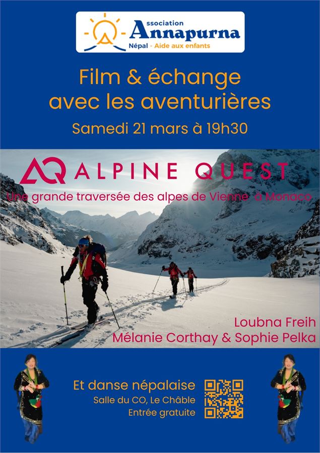 Alpine Quest - soirée film Association Annapurna_Val de Bagnes - Alpine Quest