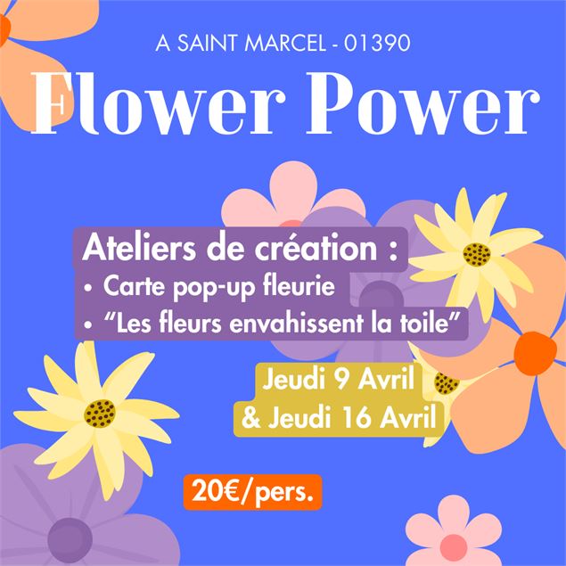 Atelier Flower Power Avril 2026 - larrosoirAtelier