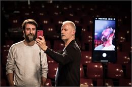 Affiche spectacle Que du bonheur (avec vos capteurs) - Compagnie Le Phalène