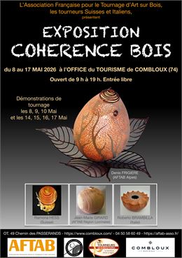 Cohérence bois - Exposition de la Association française des tourneurs d'art sur bois_Combloux