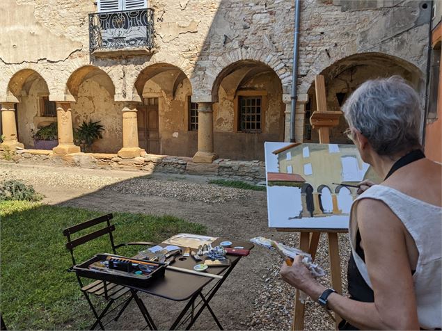 Les toiles vagabondes, 4e festival de peinture en plein air_Thoissey