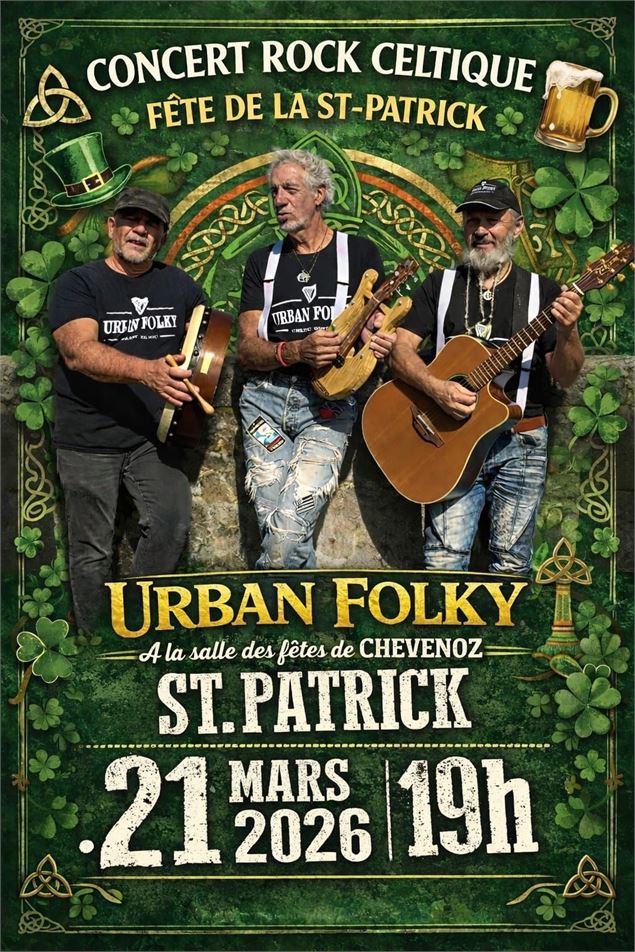 Affiche Saint-Patrick Chevenoz - APE Chevenoz