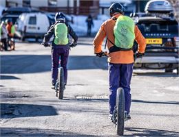 E-Scoot sur neige avec Évolution 2_Peisey-Vallandry
