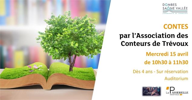 Contes par l'Association des Conteurs de Trévoux - Médiathèque La Passerelle