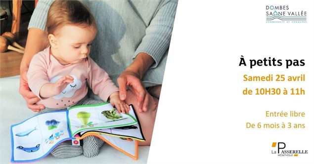 A petits pas - Médiathèque La Passerelle