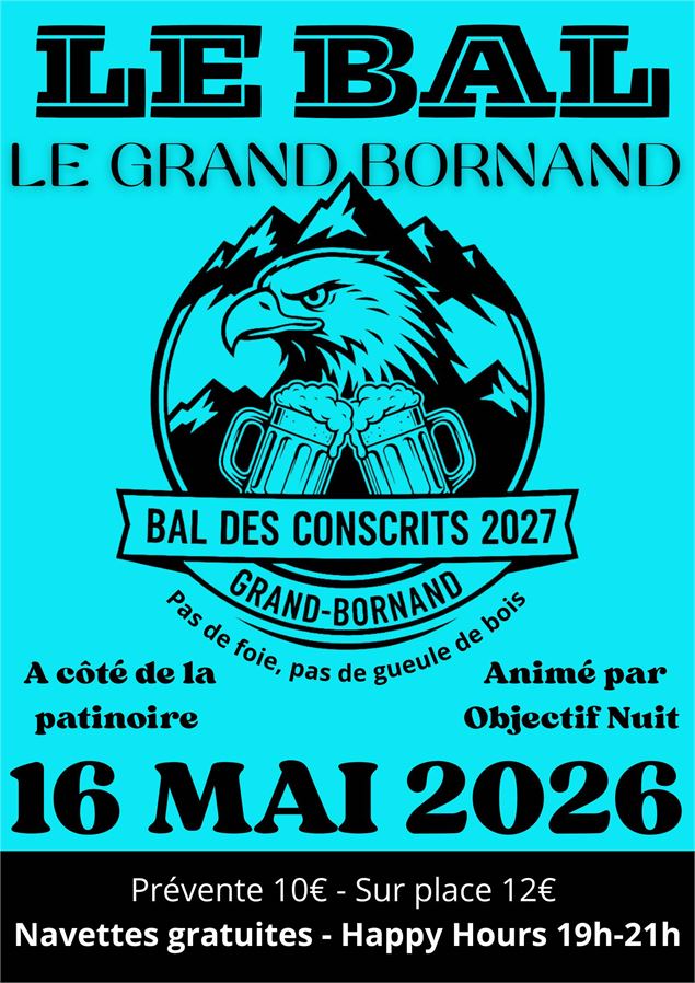 Affiche Bal des conscrits - Conscrits 2026