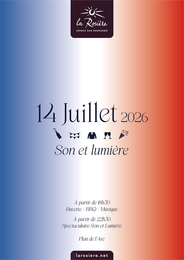 Fête Nationale : BBQ et buvette, bal, spectacle son et lumière_La Rosière - Montvalezan