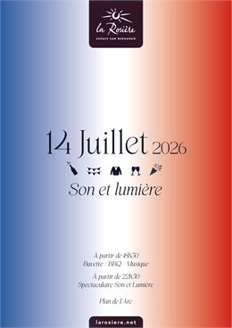 Fête Nationale : BBQ et buvette, bal, spectacle son et lumière_La Rosière - Montvalezan