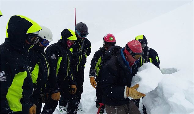 Nivologie expert avalanche Alain Duclos à Aussois - A.Lombard-OTHMV