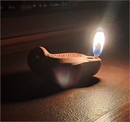 Lampe à huile - @Musée Archéologique d'Izernore