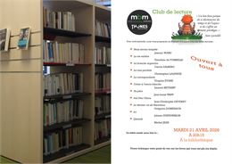 Club de lecture_Bibliothèque Multimédia - Bibliothèque Multimédia