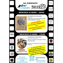 Ciné-goûter : « Les enfants de la Résistance »_Saint-Jorioz - Ciné Laudon