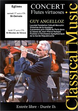 Concert flûtes virtuoses - saint Nicolas_Saint-Gervais-les-Bains - Guy Angelloz