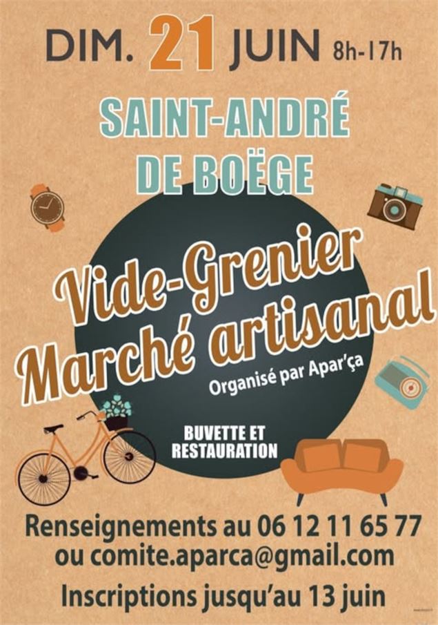 Vide grenier_Saint-André-de-Boëge - Comité Apar'ça