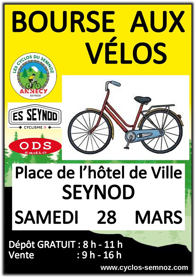Bourse aux vélos - Les Cyclos du Semnoz_Annecy