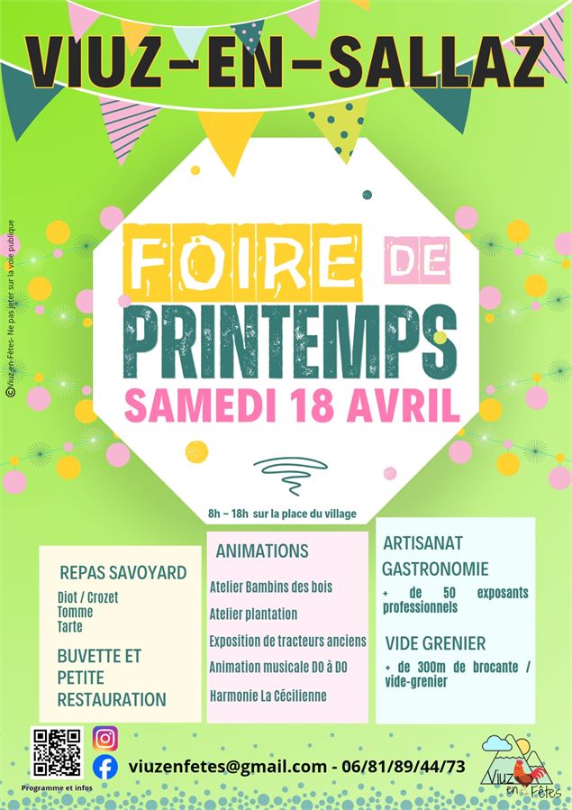 Foire de printemps - Viuz en fêtes 