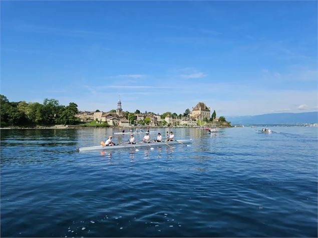 Randonnée aviron Destination Léman - Base nautique de Sciez