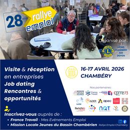 Rallye Emploi Chambéry 2026 - Marwan Casula - Mission Locale Jeunes du Bassin Chambérien