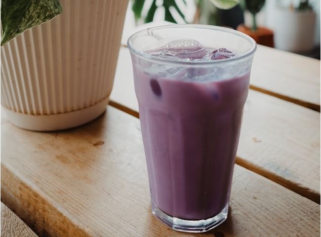 Un verre d'ube - Image libre de droits