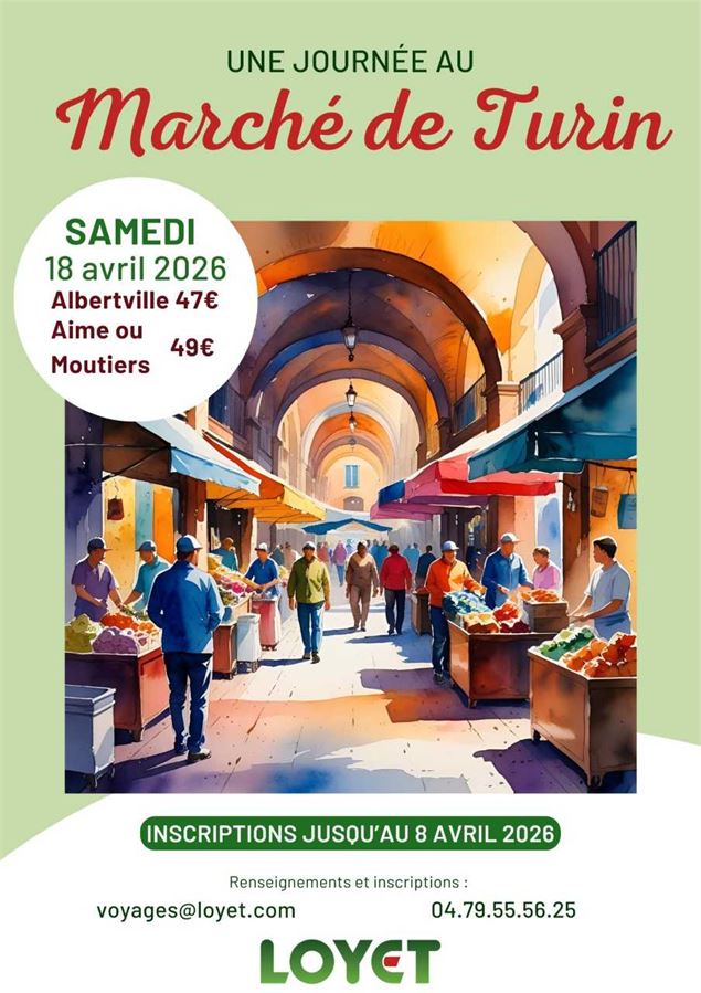 Une journée au marché de Turin_Albertville