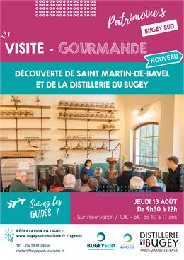 Visite gourmande : Saint Martin-de-Bavel et la Distillerie du Bugey - Office de Tourisme Bugey Sud G