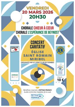 Affiche concert - Com Choeur à coeur