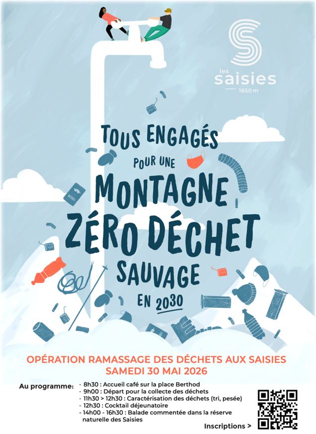 Opération nettoyage de printemps_Les Saisies