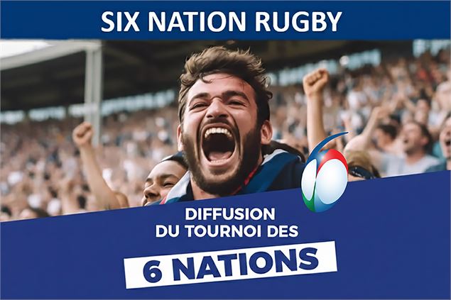 Diffusion du tournoi des 6 nations au Rocky Pop - OT Flaine
