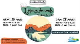 Affiche animation paysage - Médiathèque DuBouillon