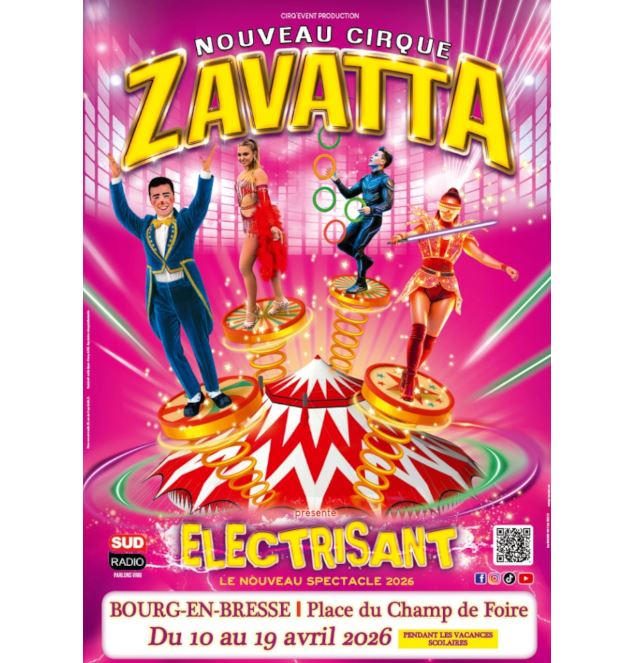 Affiche_Nouveau Cirque Zavatta_Bourg-en-Bresse - ©Nouveau Cirque Zavatta