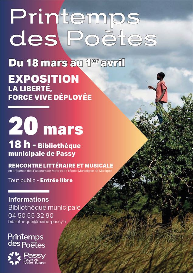 Exposition Printemps des poètes - Mairie de Passy