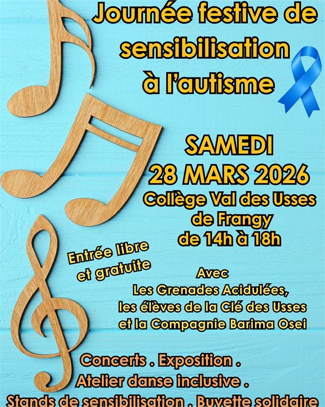 Journée festive de sensibilisation à l'autisme - La Clé des Usses