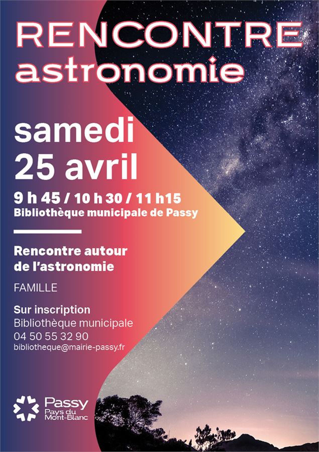 Rencontre astronomie - Mairie de Passy