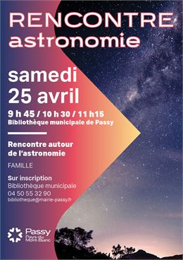 Rencontre astronomie - Mairie de Passy