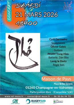 Concert de Val'Muse "Phô"_Champagne-en-Valromey - Val'Muse