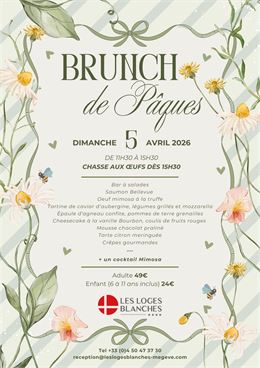 Brunch de Pâques aux Loges Blanches 4*_Megève