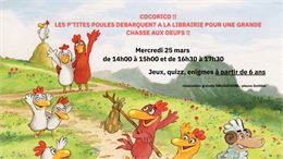 Bandeau Chasse aux oeufs - Librairie Des Livres et vous