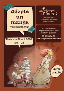 Adopte un Manga - Café Librairie Manga Jetez l'encre