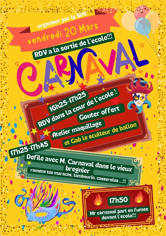 Carnaval_Brégnier-Cordon - Sou des ecoles